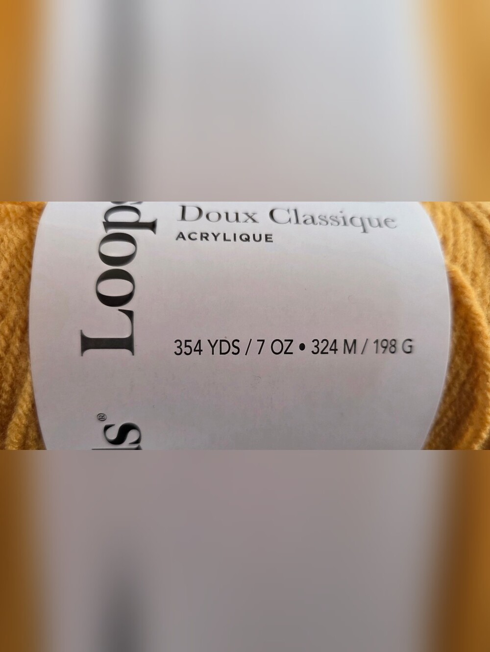 2 Skeins Loops & Threads Soft Classic Acrylic Yarn Mustard & Ivy 354 Yd 4 Weight - Picture 7 of 7